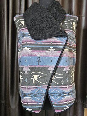 Urban Outfitters MINKPINK Womens Southwestern Geometric Vest - Size XS